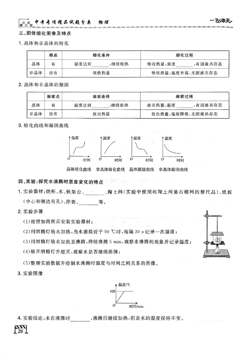 2026版《一飞冲天&middot;中考专项精品试题分类》物理知识梳理_2026中考押题卷合集_2026新中考中考全科资料
