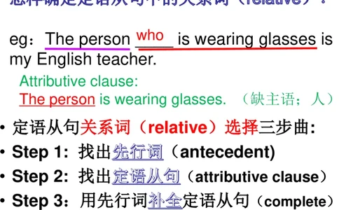 衡水中学高三英语语法三步解定语从句_高中三年全科资料_高中_高中知识点整理_英语