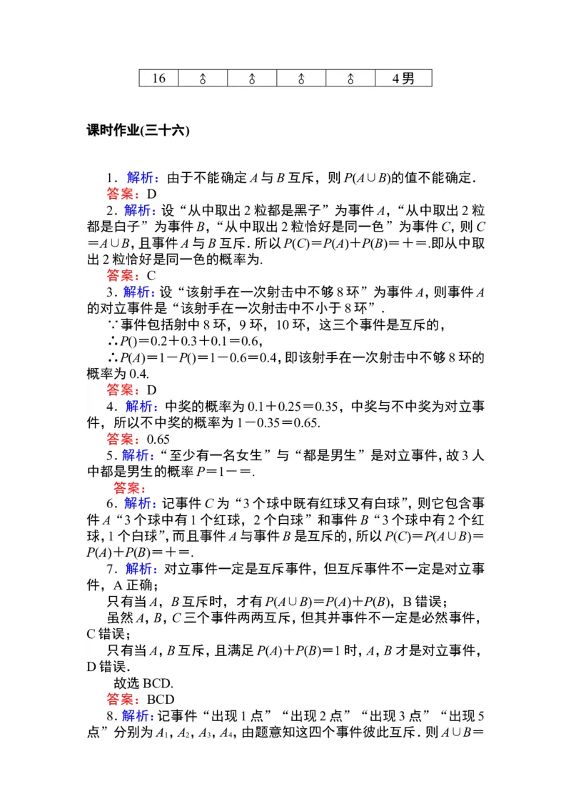 详解答案公众号dc008免费分享_高中三年全科资料_高中_高中数学《课时作业》Word版(1)_人教A版_数学&middot;必修第二册（RJ-A版）_数学&middot;必修第二册（RJ-A版）_课时作业WORD