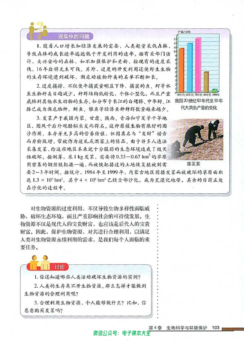选修2《生物科学与社会》_高中三年全科资料_高中_高中电子教材_旧教材_高中生物（人教旧版）_高中生物选修1-3（3本）