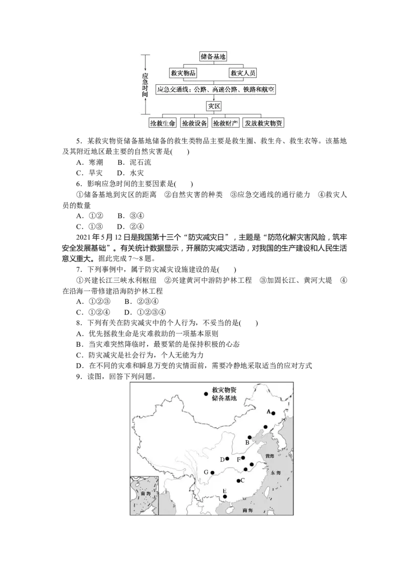 课时分层作业19_高中三年全科资料_高中_高中地理《课时作业》Word版(1)_人教版_地理&middot;必修第一册（人教版）_地理&middot;必修第一册（人教版）_课时作业（word）