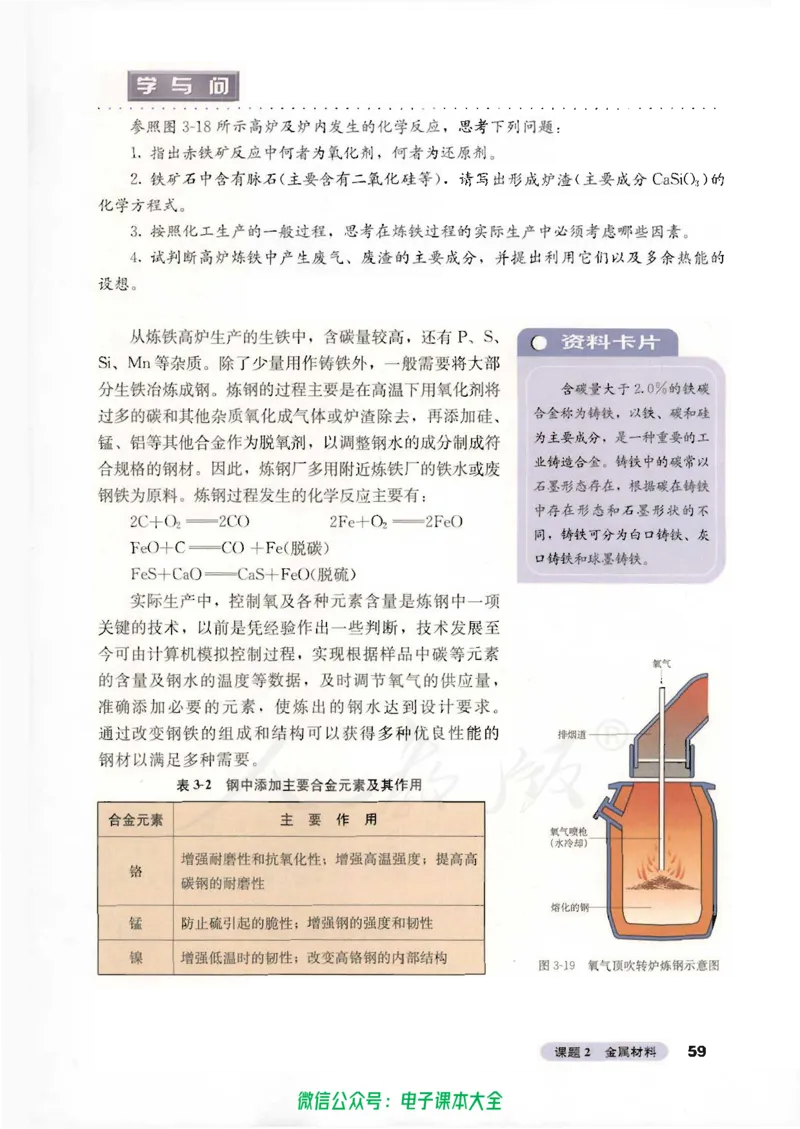 选修2《化学与技术》_高中三年全科资料_高中_高中电子教材_旧教材_高中化学（人教旧版）