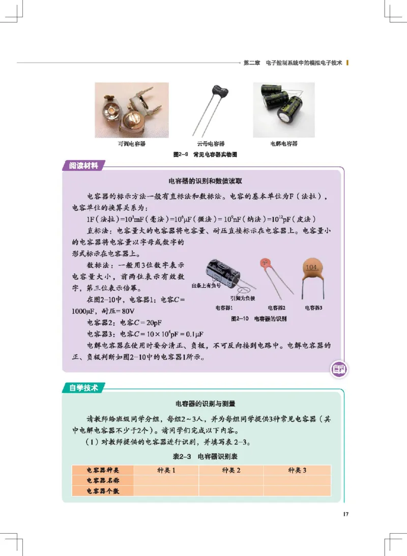选择性必修1电子控制技术_高中三年全科资料_高中_高中电子教材_高中通用技术_地质版