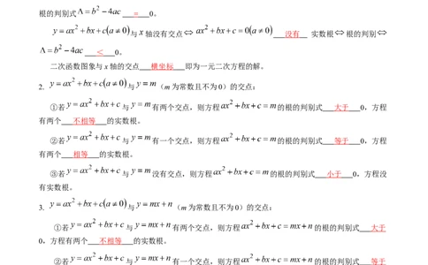 专题22.7二次函数与一元二次方程（高效培优讲义）（教师版）_人教版数学九年级上册_版本二_九年级数学上册（人教版）_同步讲义-U18_2026版