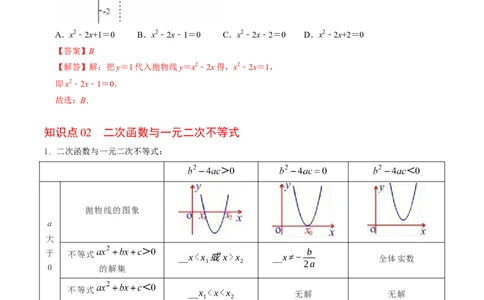 专题22.7二次函数与一元二次方程（高效培优讲义）（教师版）_人教版数学九年级上册_版本二_九年级数学上册（人教版）_同步讲义-U18_2026版