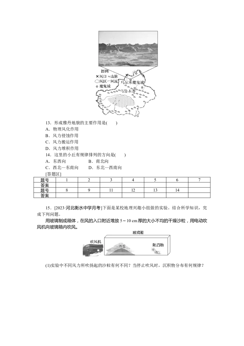 课时分层作业13_高中三年全科资料_高中_高中地理《课时作业》Word版(1)_人教版_地理&middot;必修第一册（人教版）_地理&middot;必修第一册（人教版）_课时作业（word）