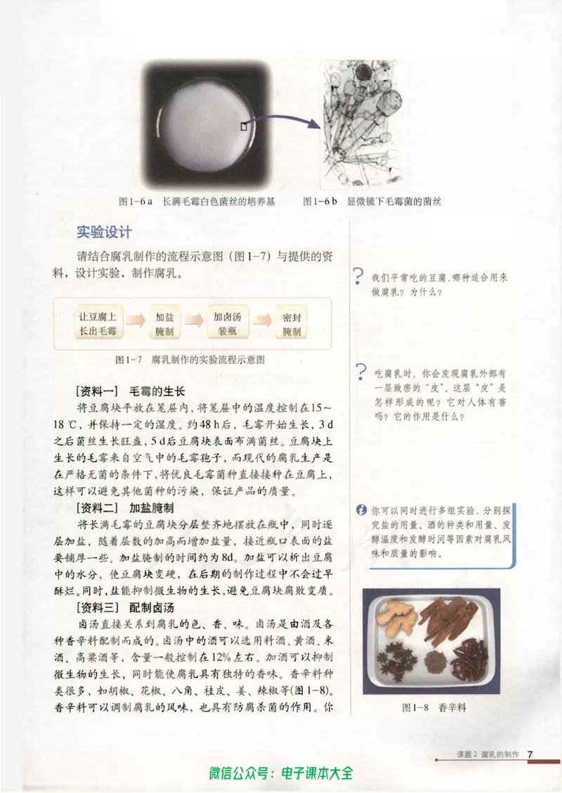 选修1《生物技术实践》_高中三年全科资料_高中_高中电子教材_旧教材_高中生物（人教旧版）_高中生物选修1-3（3本）