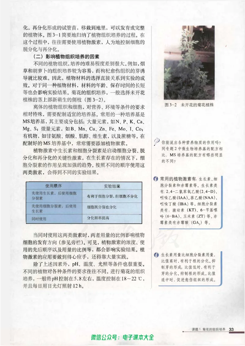 选修1《生物技术实践》_高中三年全科资料_高中_高中电子教材_旧教材_高中生物（人教旧版）_高中生物选修1-3（3本）