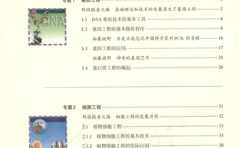 选修3《现代生物科技专题》_高中三年全科资料_高中_高中电子教材_旧教材_高中生物（人教旧版）_高中生物选修1-3（3本）