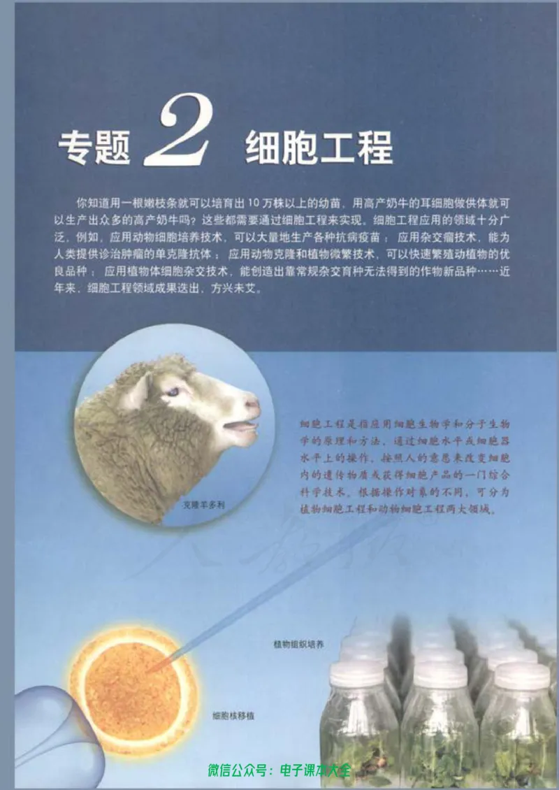 选修3《现代生物科技专题》_高中三年全科资料_高中_高中电子教材_旧教材_高中生物（人教旧版）_高中生物选修1-3（3本）