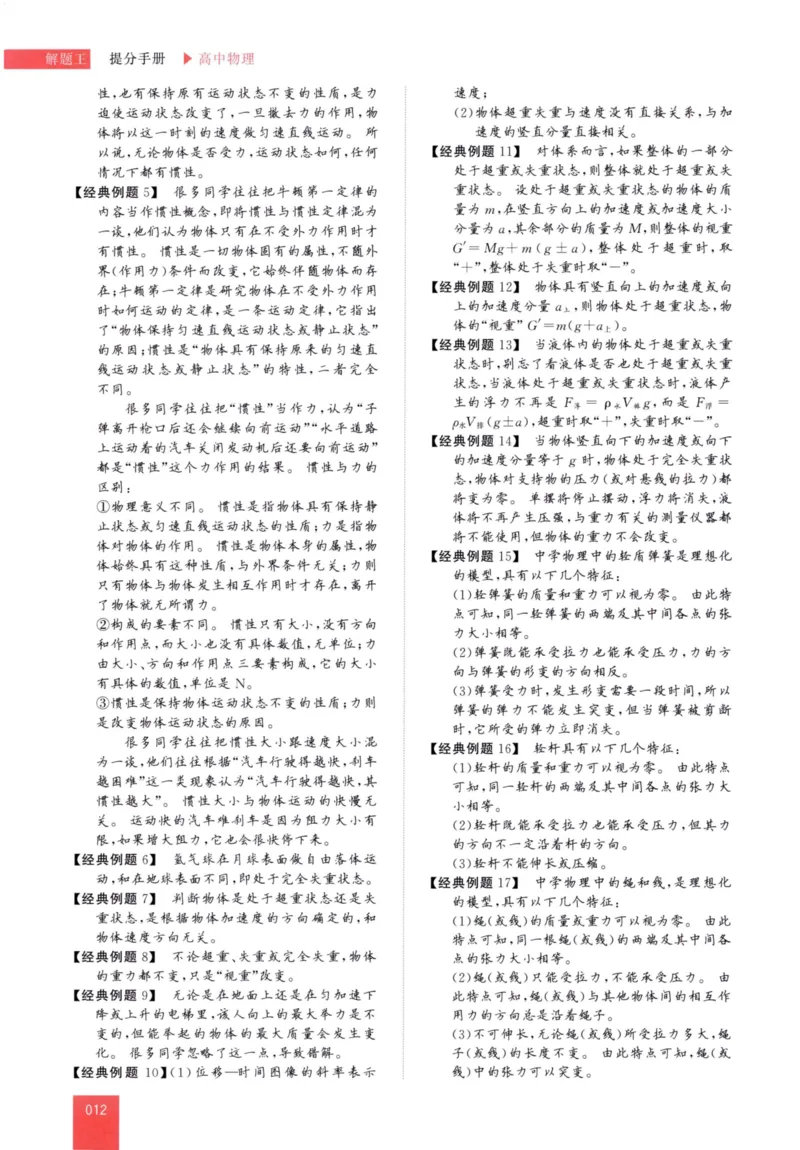 解题王-高中物理提分手册_高中三年全科资料_高中