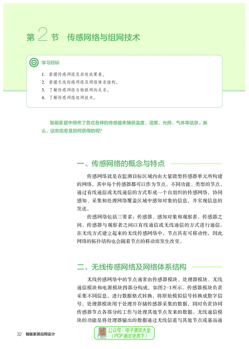 选择性必修6智能家居应用设计_高中三年全科资料_高中_高中电子教材_高中通用技术_人教版