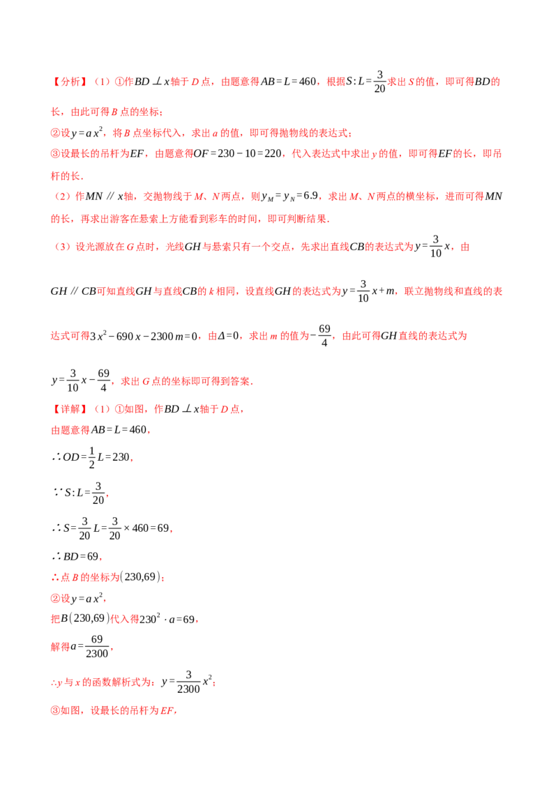 专题22.5实际问题与二次函数（十大题型）（举一反三）（人教版）（教师版）_人教版数学九年级上册_版本二_九年级数学上册（人教版）_母题专项-U66_2025版