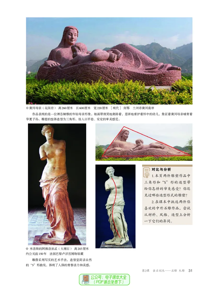选必3雕塑_高中三年全科资料_高中_高中电子教材_高中美术_人教版