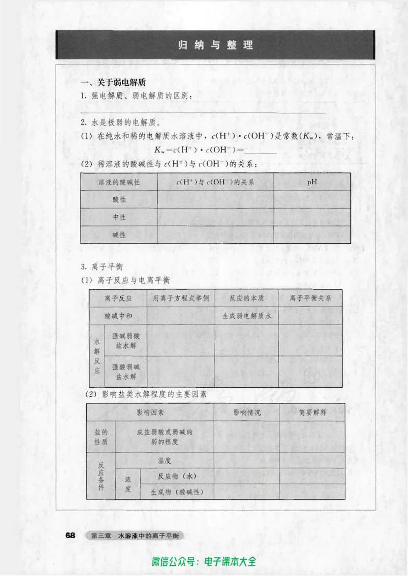 选修4《化学反应原理》_高中三年全科资料_高中_高中电子教材_旧教材_高中化学（人教旧版）