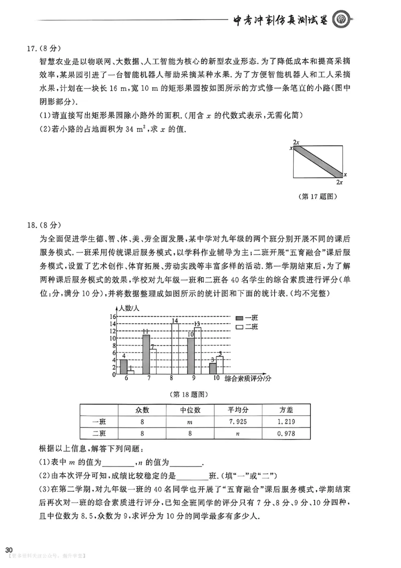 中考冲刺仿真测试卷数学_中考押题2026《中考押题》系列（9科全套实时更新中）_2026版中考《中考点石成金冲刺仿真测试卷》（语数英物化）（辽宁版）