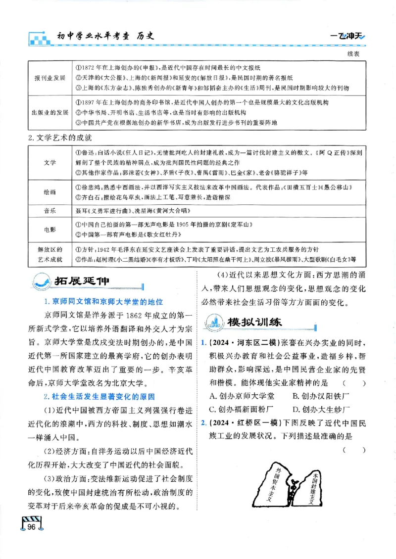 2026版《一飞冲天&middot;初中学业水平考查》历史(1)_2026中考押题卷合集_2026新中考中考全科资料