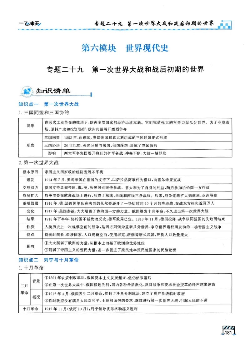 2026版《一飞冲天&middot;初中学业水平考查》历史(1)_2026中考押题卷合集_2026新中考中考全科资料