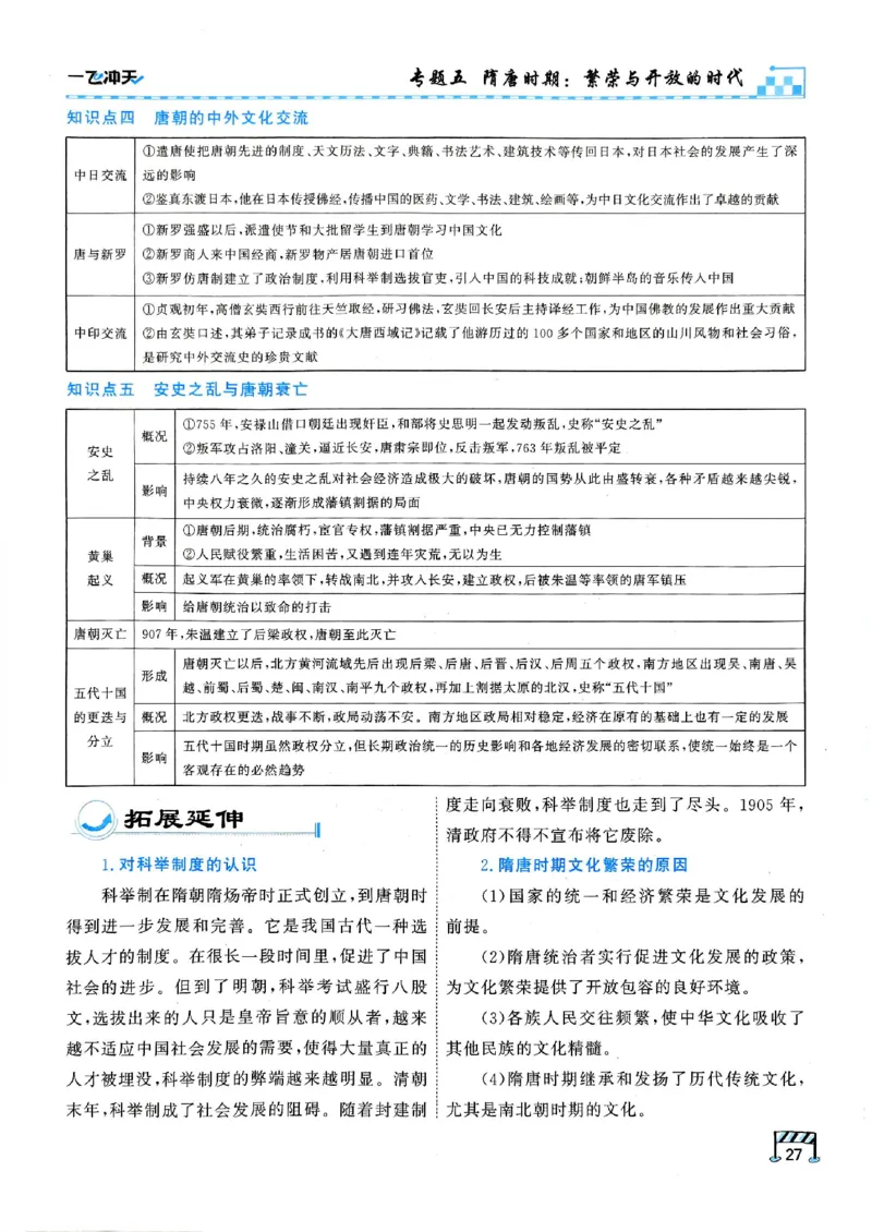 2026版《一飞冲天&middot;初中学业水平考查》历史(1)_2026中考押题卷合集_2026新中考中考全科资料