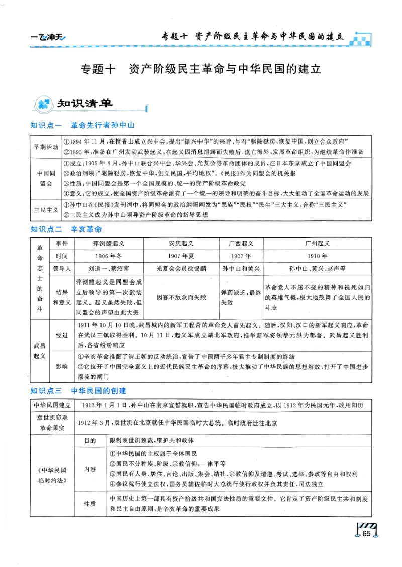 2026版《一飞冲天&middot;初中学业水平考查》历史(1)_2026中考押题卷合集_2026新中考中考全科资料