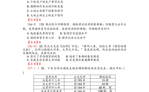 高考题分类整理_高中三年全科资料_高中_高中知识点整理_历史