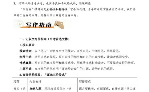 中考终极押题03：&ldquo;笔尖逐光绘青春&rdquo;(命题作文)_中考押题2026《中考押题》系列（9科全套实时更新中）_2026版中考《作文押题系列》提醒押题+终极压题+主题密押+地区押题（语文）