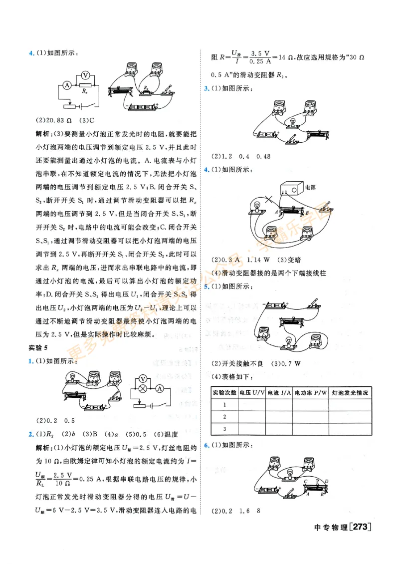 2026版《一飞冲天&middot;中考专项精品试题分类》物理答案_2026中考押题卷合集_2026新中考中考全科资料