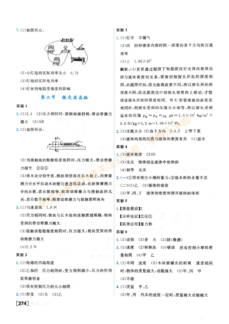 2026版《一飞冲天&middot;中考专项精品试题分类》物理答案_2026中考押题卷合集_2026新中考中考全科资料