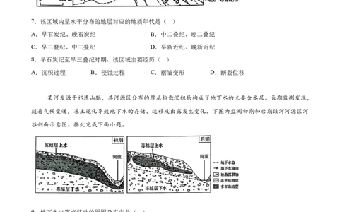 （网络参考版）黑吉辽蒙2025年高考真题地理试卷_高中三年全科资料_高中_2025年全国高考真题及答案_按地区2025年全国高考真题答案_全国2卷_地理