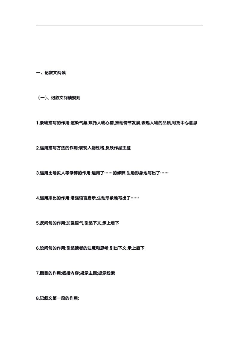 高考语文答题格式综合精编版_高中三年全科资料_高中_高中知识点整理_语文
