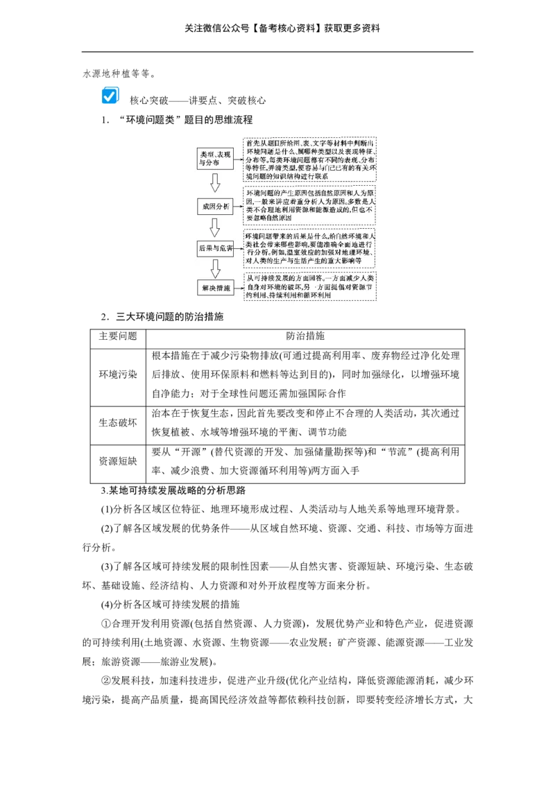 高考整编二轮复习超详攻略-地理_高中三年全科资料_高中_高中知识点整理_地理