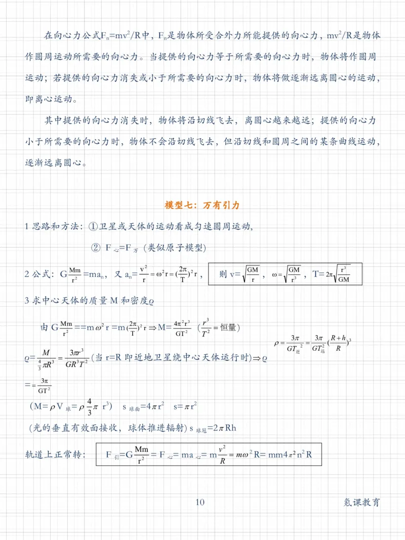 高考常用24个物理模型_高中三年全科资料_高中三年全科资料_物理
