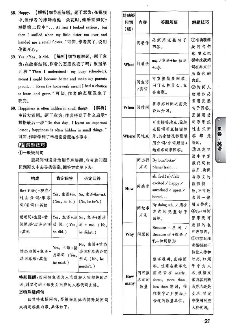2026长沙万唯英语答案_中考押题2026《中考押题》系列（9科全套实时更新中）_万唯2026版初中《万唯黑白卷》7科全套（长沙）_英语