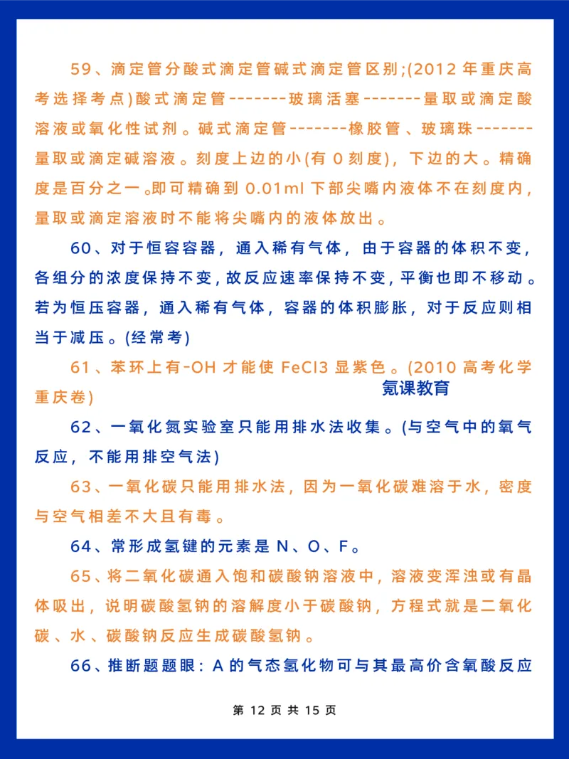 高考化学300个知识点盲点_高中三年全科资料_高中三年全科资料_化学