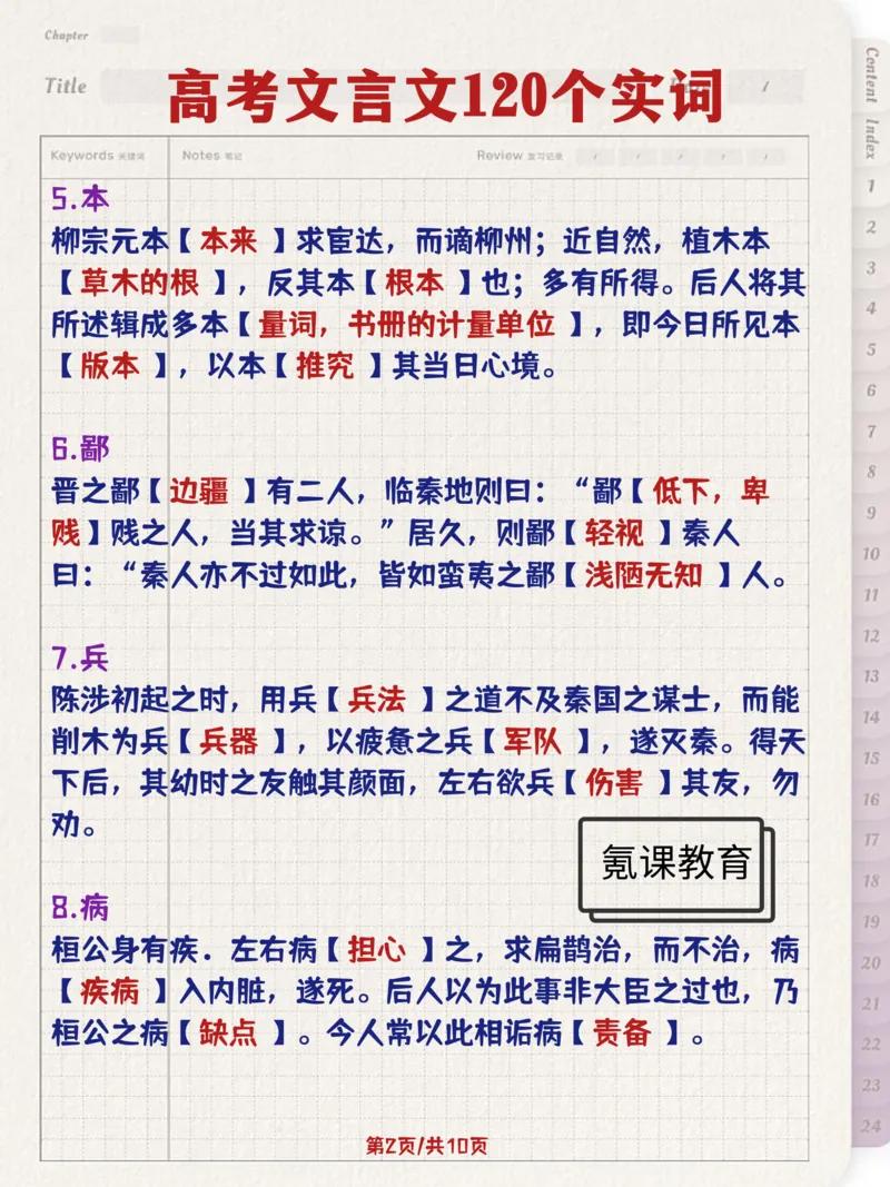高考文言文120个实词_高中三年全科资料_高中三年全科资料_语文