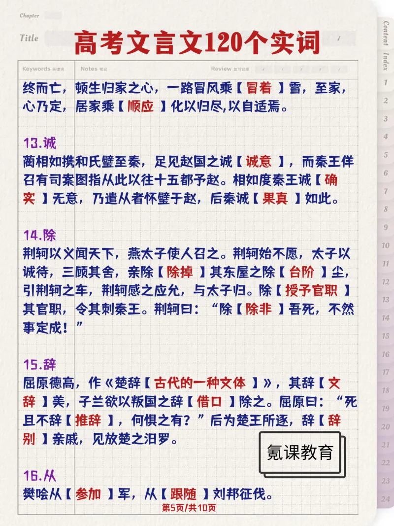 高考文言文120个实词_高中三年全科资料_高中三年全科资料_语文