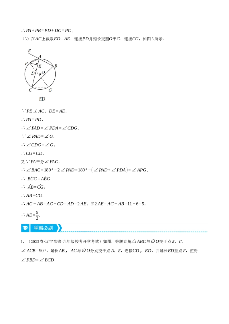 专题24.1圆与三角形的综合（压轴题专项讲练）（人教版）（教师版）_人教版数学九年级上册_版本二_九年级数学上册（人教版）_压轴题专项-V5_2024版