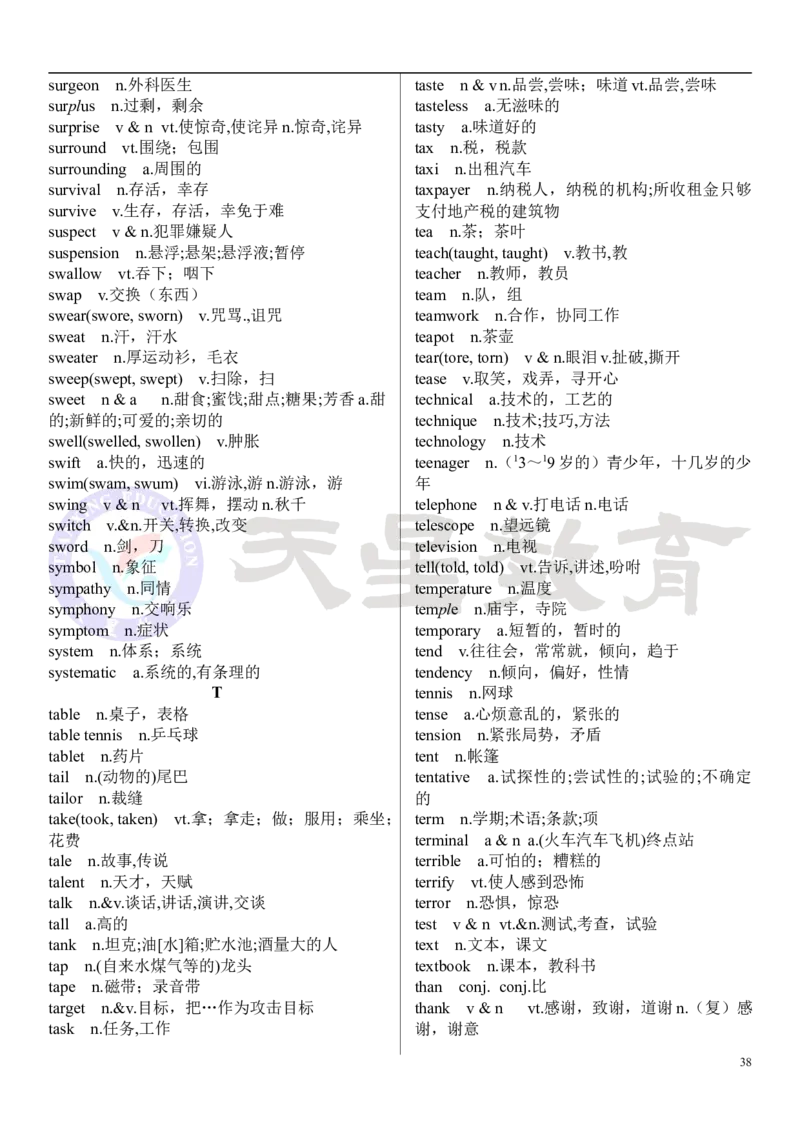高考英语大纲3500词_高中三年全科资料_高中_1高中基础资料包_A-高中必背9科知识点_英语