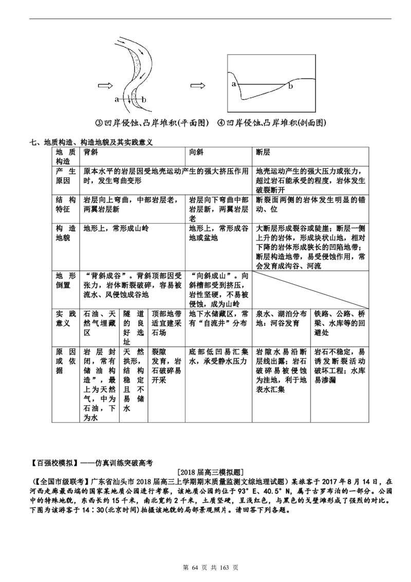高考地理备考100日闯关_高中三年全科资料_高中_高中知识点整理_地理