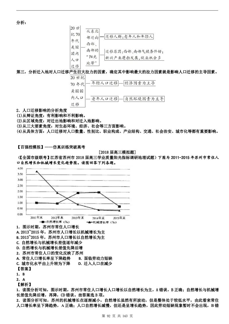 高考地理备考100日闯关_高中三年全科资料_高中_高中知识点整理_地理