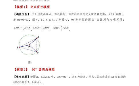 专题24.17隐形圆（4种模型6类题型）（全章模型梳理与题型分类讲解）（人教版）（学生版）_人教版数学九年级上册_版本二_九年级数学上册（人教版）_专题突破练习-V4_2025版