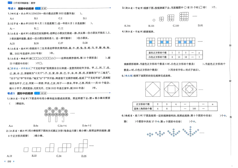25一本小升初冲刺新卷-数学
