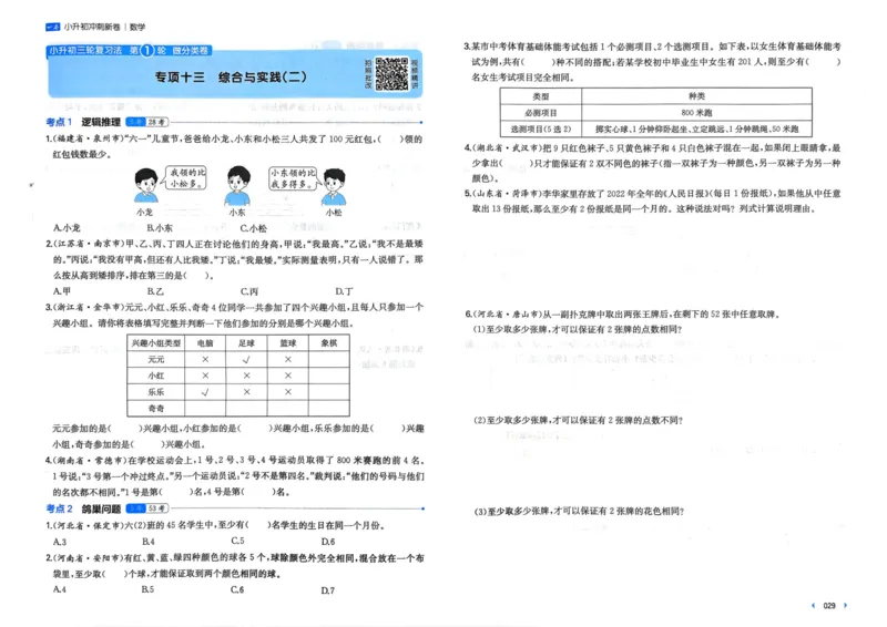 25一本小升初冲刺新卷-数学