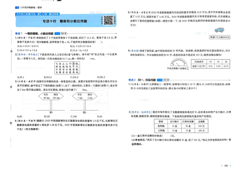25一本小升初冲刺新卷-数学