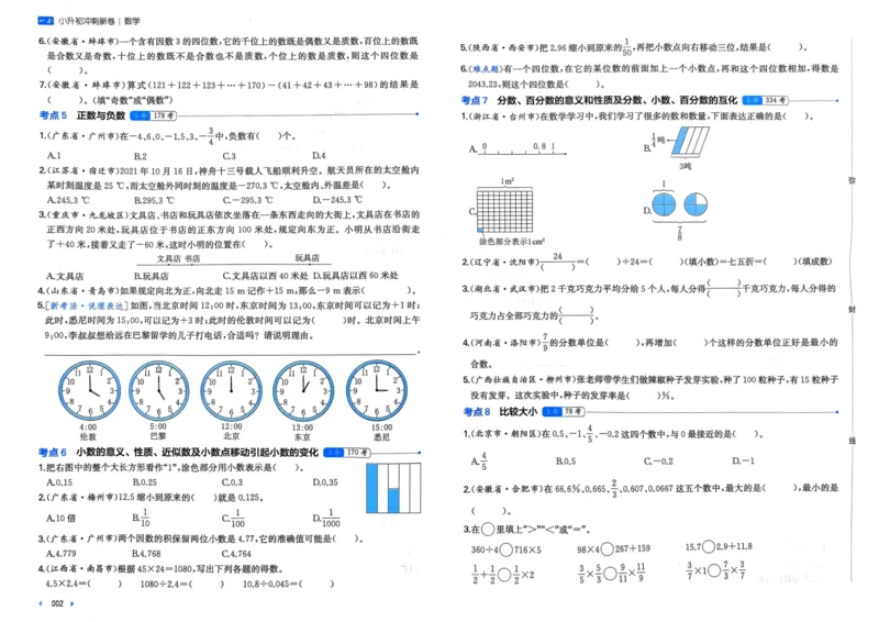 25一本小升初冲刺新卷-数学