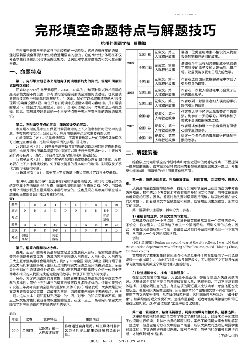高考英语高考特辑专刊_高中三年全科资料_高中_高中知识点整理_英语