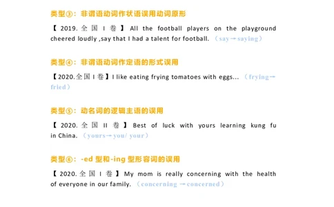 高考短文改错的36种设错方式_高中三年全科资料_高中_1高中基础资料包_A-高中必背9科知识点_语文