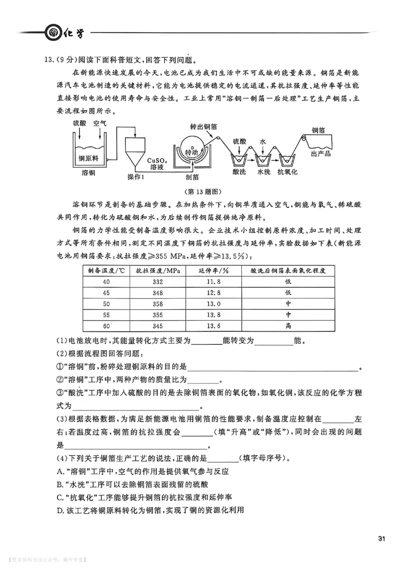中考冲刺仿真测试卷化学_中考押题2026《中考押题》系列（9科全套实时更新中）_2026版中考《中考点石成金冲刺仿真测试卷》（语数英物化）（辽宁版）
