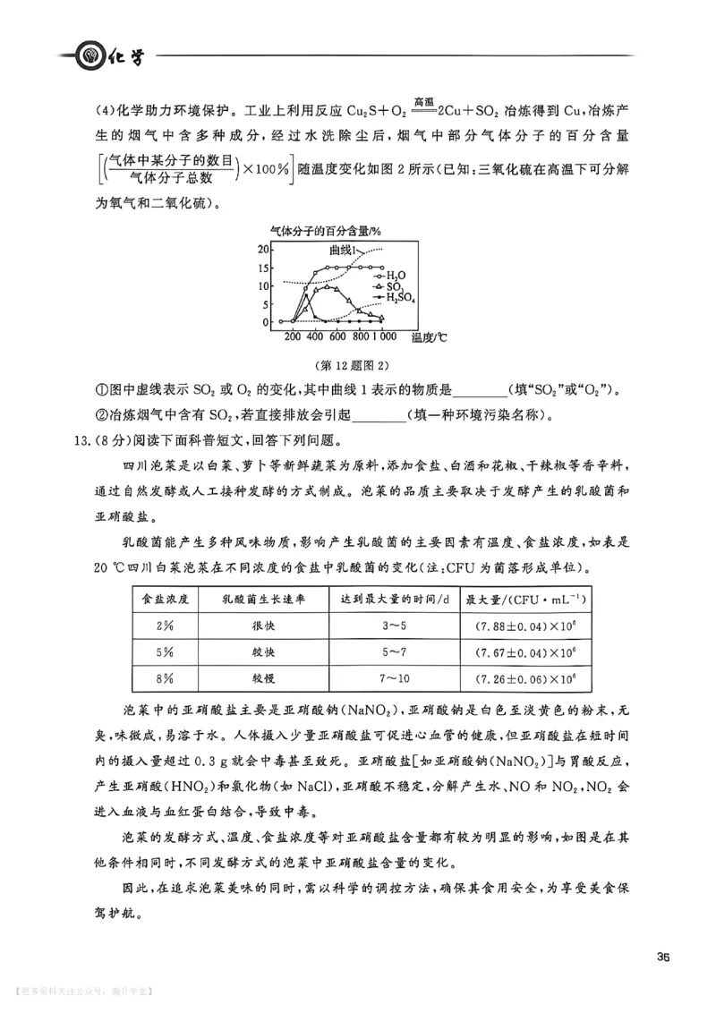 中考冲刺仿真测试卷化学_中考押题2026《中考押题》系列（9科全套实时更新中）_2026版中考《中考点石成金冲刺仿真测试卷》（语数英物化）（辽宁版）