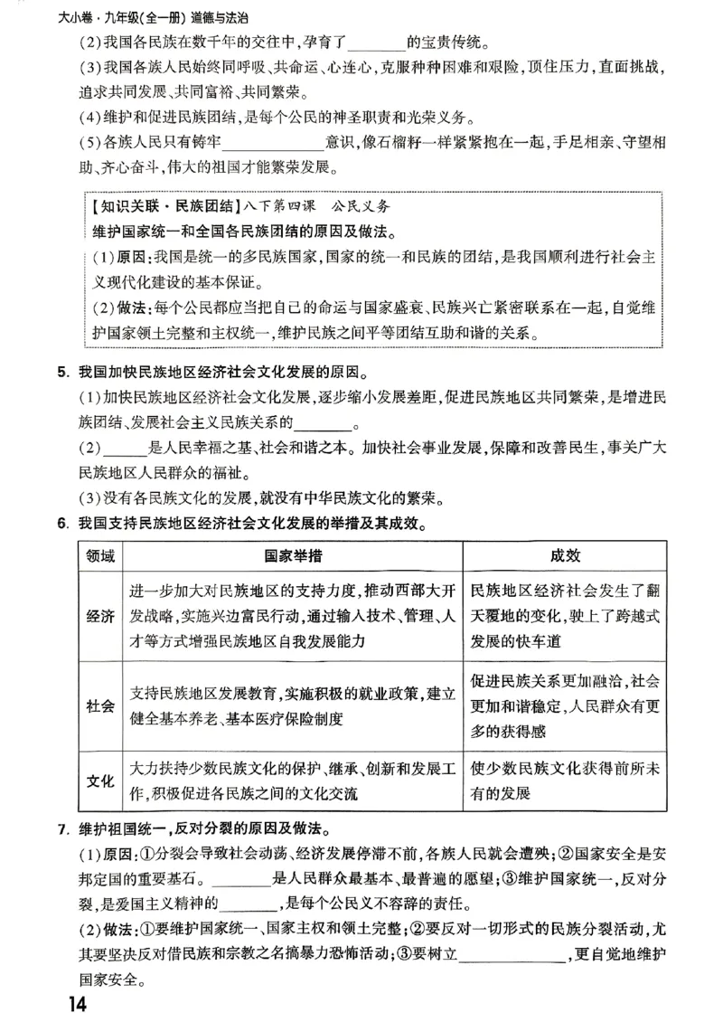 九年级全一册道法&mdash;&mdash;教材核心知识_2026中考押题卷合集_2026新中考中考全科资料_2026版大小卷&bull;人教版道法&bull;9年级全一册(1)